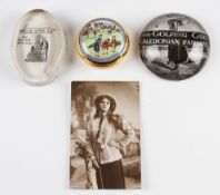 Golfing Paperweights (3) – incl Halcyon Days example with early golfing scene