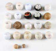 Collection of various interesting golf balls from Bramble pattern onwards (20) - The Colonel