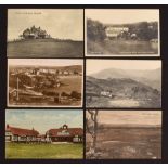 Collection of Ambleside and other Cumbrian Golf Club and Golf Course postcards from the early