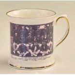 Fine Cotswold Cricket Museum Bone China South Africa Mug limited edition depicting a 1912 South