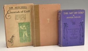 Collection of Early Golf Instruction Books from 1912 onwards (3) - Joshua Taylor “The Art of Golf -