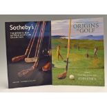 2x Major Single Owner Golf Auction Catalogues - The Jeffery B Ellis Antique Golf Club Collection -