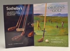 2x Major Single Owner Golf Auction Catalogues - The Jeffery B Ellis Antique Golf Club Collection -