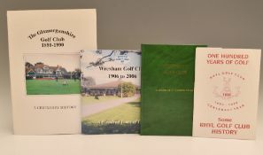 Collection of Welsh Golf Club Centenary/History Golf Books from 1890s onwards (4) - Aberdovey Golf