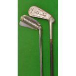 2x Adjustable steel shafted irons – Super Stick with knurled nut adjuster and earlier “Whole in One”