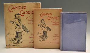 Golf Humour Books (3) – 2x editions of Graves and Longhurst “Candid Caddies” large 1st ed 1935 and