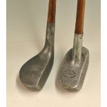 2x Standard Golf Co alloy putters to incl Schenectady (hosel crack) and a Braid Mills 1915 – both