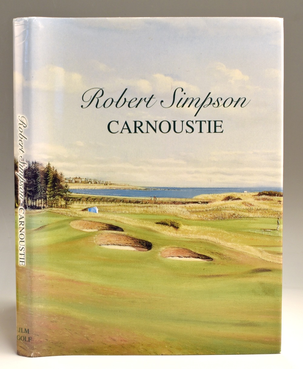 Mishler, Jack L - "Robert Simpson-Carnoustie" 1st ltd ed 2001 in the original red and gilt boards