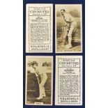 WD & HO Wills (New Zealand issue) English Cricketers Cigarette Cards complete set of 25 appear