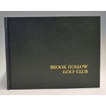 2007 Hickory Grail USA v Europe Golf Tournament Played at Book Hollow signed commemorative book - “