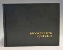 2007 Hickory Grail USA v Europe Golf Tournament Played at Book Hollow signed commemorative book - “