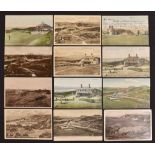 Collection of Braid Hills Edinburgh Golf Course postcards (11) - mostly from the early 1900s incl