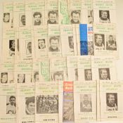 Quantity of 1968-1977 Cradley Heath Speedway Programmes incomplete, to include seasons 68, 69, 70,