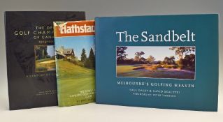 Collection of Canadian and Australian golf history books one signed (3) - Hathstauwk - The Story