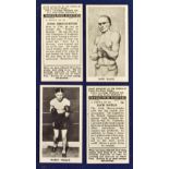 Boxing – F C Cartledge (Knock Out Razor Blades) Famous Prize Fighters Cigarette Cards complete set