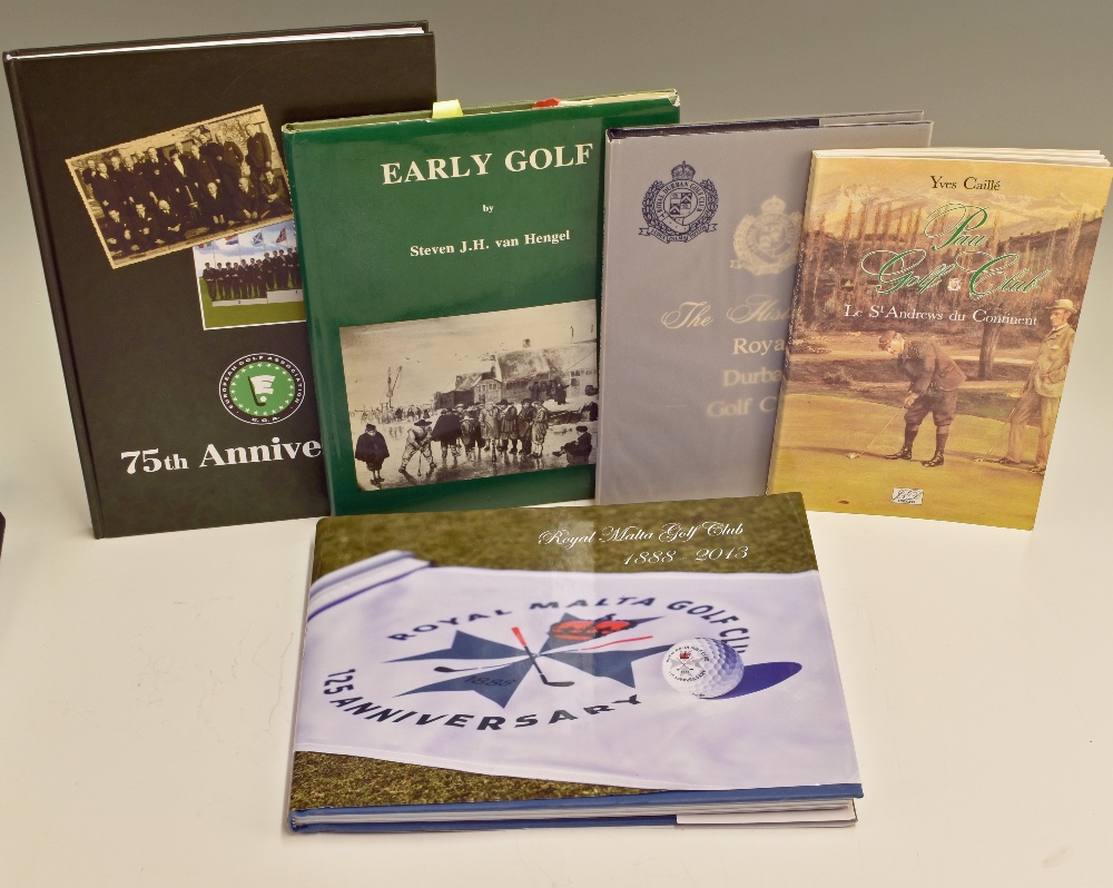 Collection of European and Overseas Golf Club Centenary/History Golf Books from the 1800s onwards (