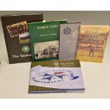 Collection of European and Overseas Golf Club Centenary/History Golf Books from the 1800s onwards (