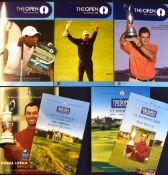 Collection of Open Golf Championship Programmes, ticket and final result sheets from 2000-2008 (5) -