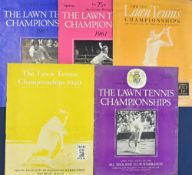 Wimbledon Lawn Tennis Championship Programmes to include 1948 July 1st, 1949 30th June, 1953 3rd