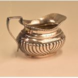 Irish hallmarked silver presentation golfing jug body having gadrooned decoration engraved ‘H.G.C