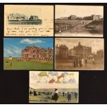 Collection of Famous Scottish Golf Course and Club House postcards from the early 1900s (5) – Club
