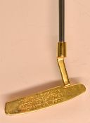 1990 David Llewellyn Karsten Gold Plated Ping Anser Putter appears unused and inscribed ‘David