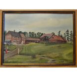 Clarke, Sid (Modern) original oil golf painting - Oakmere Park Golf Club – oil on board signed and