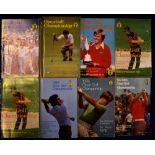 Collection of late 1970/80s Open Golf Championship programmes (9) - 1977 Turnberry (Tom Watson) 1978