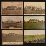 Collection of Hoylake (Royal Liverpool) Golf Club postcards from the very early 1900s onwards (18) –