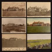 Collection of Hoylake (Royal Liverpool) Golf Club postcards from the very early 1900s onwards (18) –