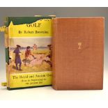 2x Classic Golf Books from the 1930/50s - “The Lonsdale Library volume 1X The Game of Golf” 1st