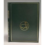 Masters Golf Annual signed by the winner Ian Woosnam - in the original green leather and gilt boards