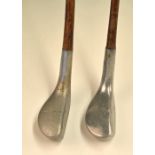 2x Standard Golf Co Mills alloy woods – a No.1 well cherished golf club and an unnamed heavily