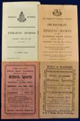 Athletics – 1921 King & Harper Annual Sports Official Programme date 21st July, together with 1934