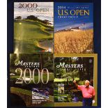 Collection of US Open and Masters Golf Championship programmes from 2000-2004 (4) - 2000 Masters