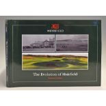 Richard Latham Golf Series Book signed - “The Evolution of Muirfield” 1st ed 2013 and signed by