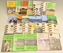 Selection of Derbyshire County Cricket Club Yearbooks to include 1964, 1965, 1966, 1969, 1970, 1971,