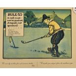 Collection of various amusing coloured golf prints (3) - 2x Frank Reynolds Punch Magazine hand