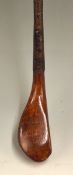G Morrice late long nose dark stained scare neck driver – with hair grain crack to the face and