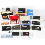 Selection of Retro pocket cameras to include Rollei E110 with maker’s case and flash unit,