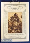 1900 Noted City of London Printer “Charles Skipper & East” Calendar Great Tower St. A 1900 calendar.