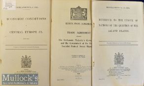 WWI United Kingdom Government Document – Report relating to the political and economic condition