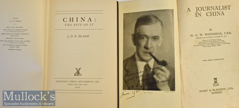 China History – China the Pity of It Book by J.O.P Bland 1932 cloth spine faded, Bland lived in - Image 2 of 2