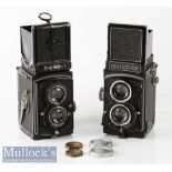 Rolleiflex 287919 TLR camera Franke & Heidecke Zeiss/Tessar 1:3,8 f=75mm plus Rolleicord 935329