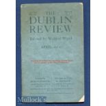 Titanic Memorabilia The Dublin Review April 1912 with overprint to front cover in red ‘copies