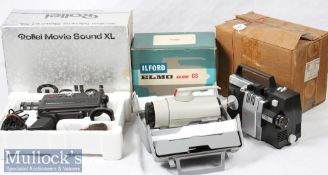 Rollei Movie Sound XL 8 Macros camera with case accessories and original box, together with an