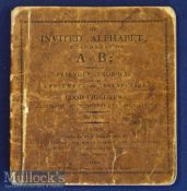 The Invited Alphabet: or address of A to B 1809 by R R (Richard Ransom) - published London by Tabart