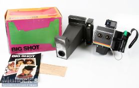 Big Shot Polaroid Portrait Land Camera in original box plus Polaroid Miniportrait camera model