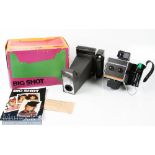 Big Shot Polaroid Portrait Land Camera in original box plus Polaroid Miniportrait camera model