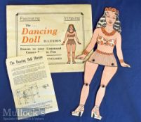 The Dancing Doll Illusion with instructions and envelope, Dances on your command, causes endless